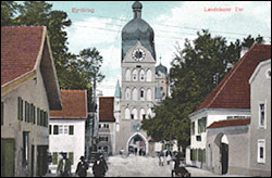 Landshuter Tor/Schöner Turm von Osten